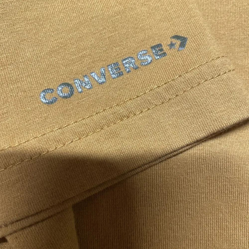 Chuck Taylor CONVERSE ALL STAR T-Shirt - Logo Mustard - Tee Size XL/13-15 Yrs - Picture 5 of 5